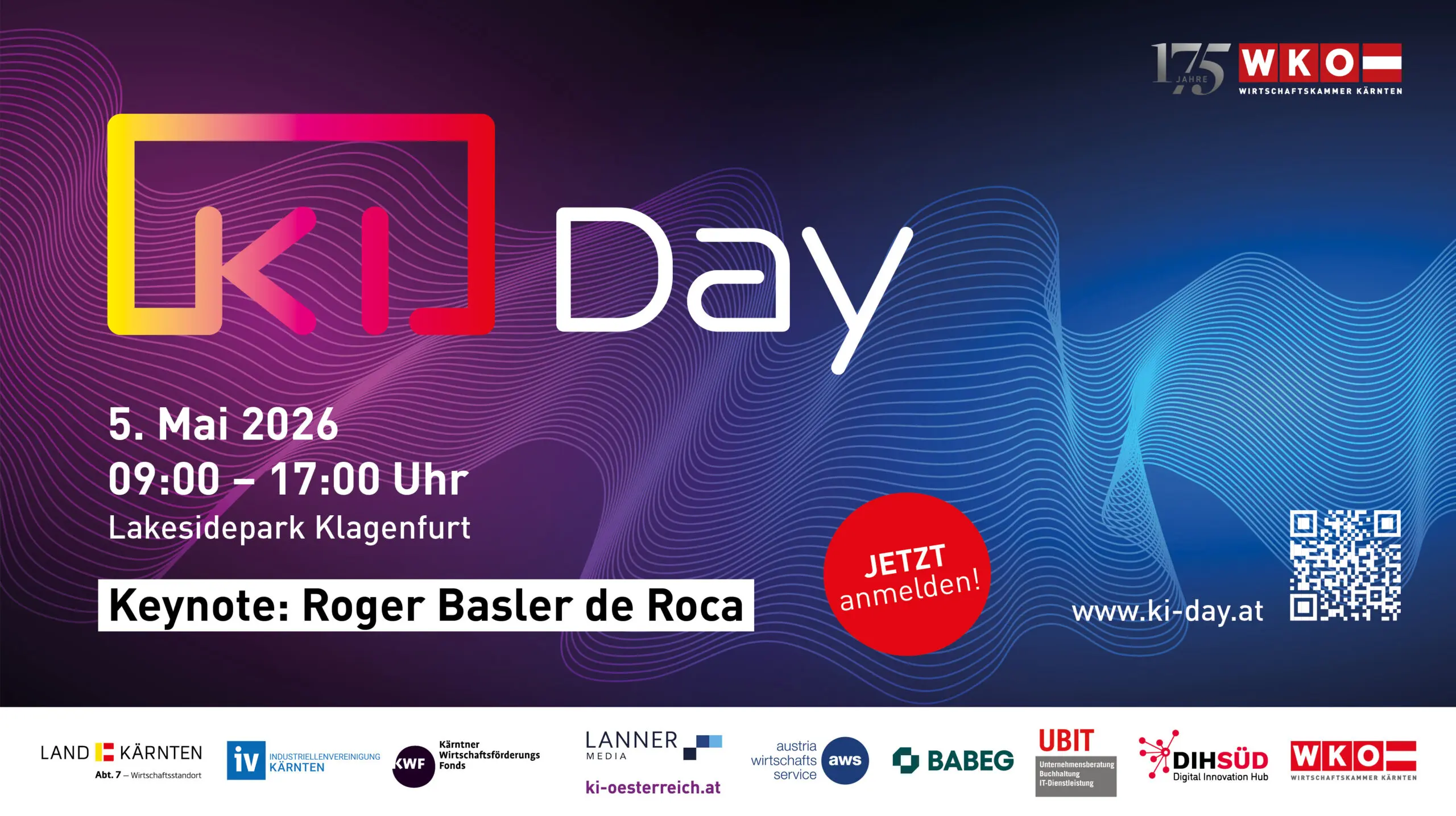 Symbolbild mit Eckdaten der Veranstaltung und einer Leiste mit den Logos der Partner.