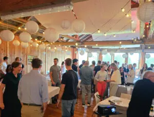 Get-together TALENTe-Programme Menschen beim Netzwerken