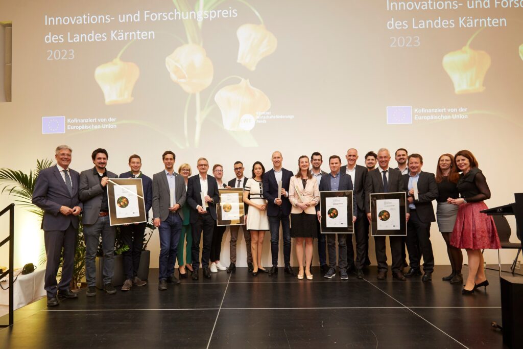 AIR6 Systems, T.I.P.S. Messtechnik, Schwing und Universität Klagenfurt sind die Kategorie-Sieger. Der Spezialpreis »Grüne Technologien – F&E für die Zukunft« geht an DEIF.