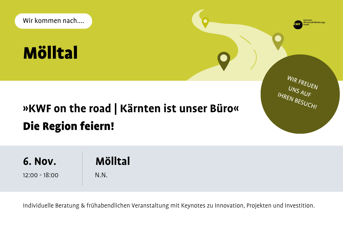 Symbolbild mit den Eckdaten der Veranstaltung.