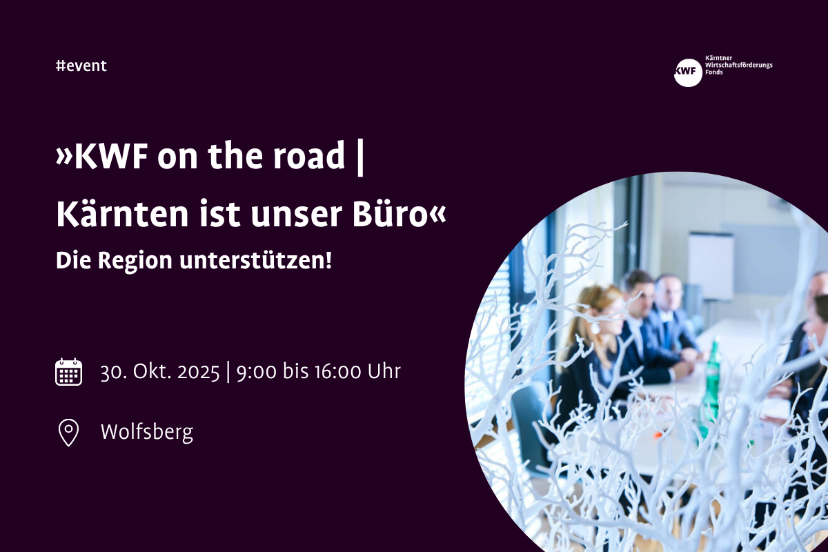 Bild mit Eventdetails zu KWF on the road | Die Region unterstützen! im Lavanttal