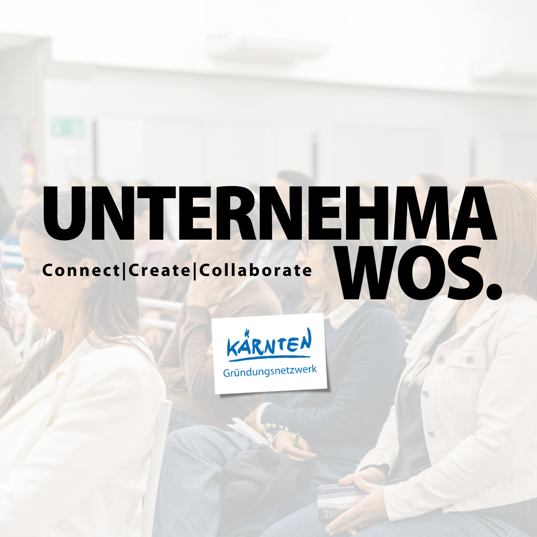 Veranstaltungsankündigung mit der Wiederholung der Eventdetails des Events "Unternehma Wos."