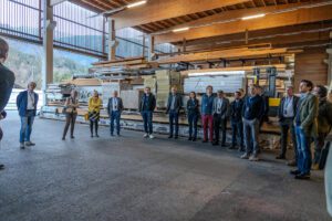 Foto vom Unternehmensbesuch und Rahmenprogramm.