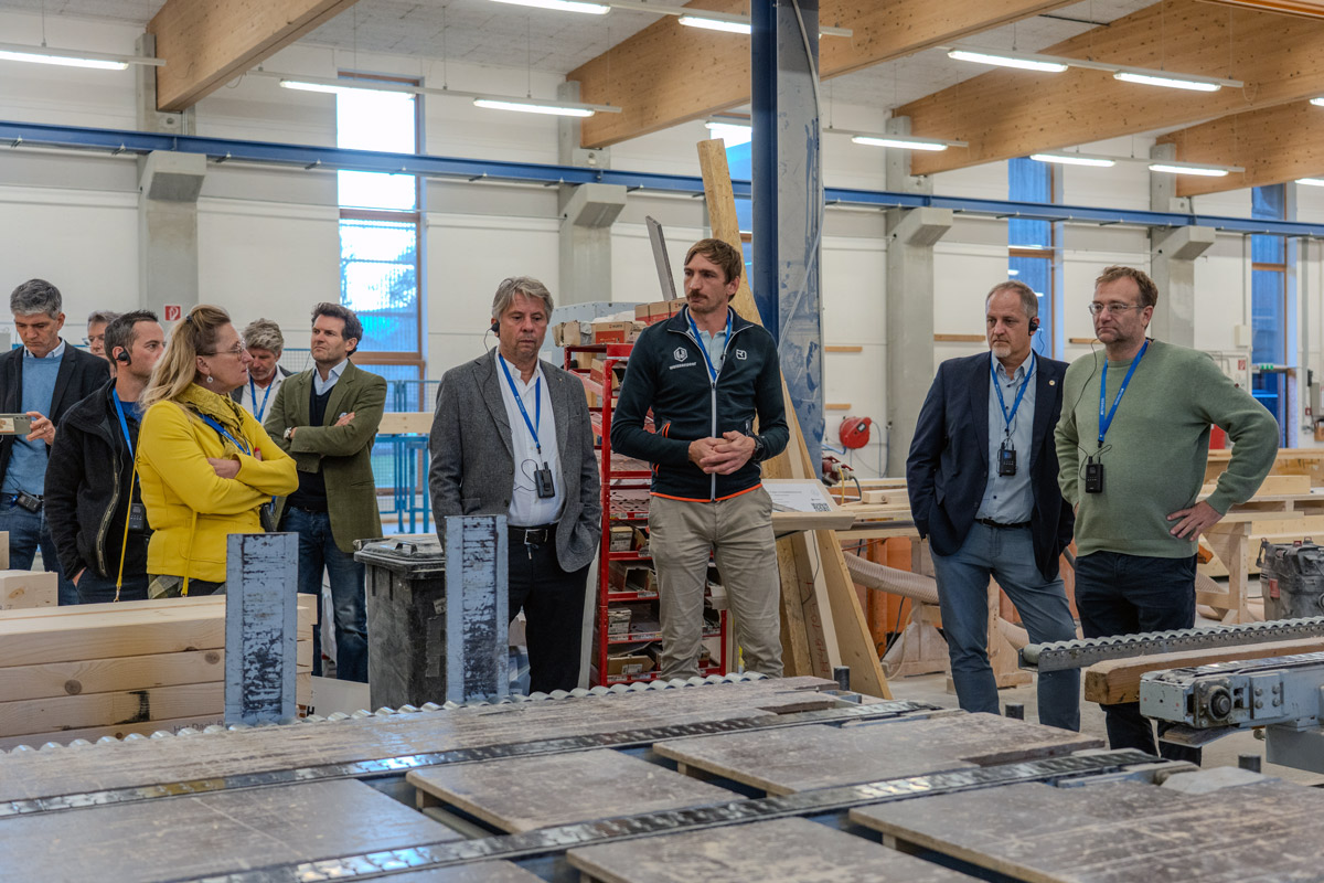 Foto vom Unternehmensbesuch und Rahmenprogramm.