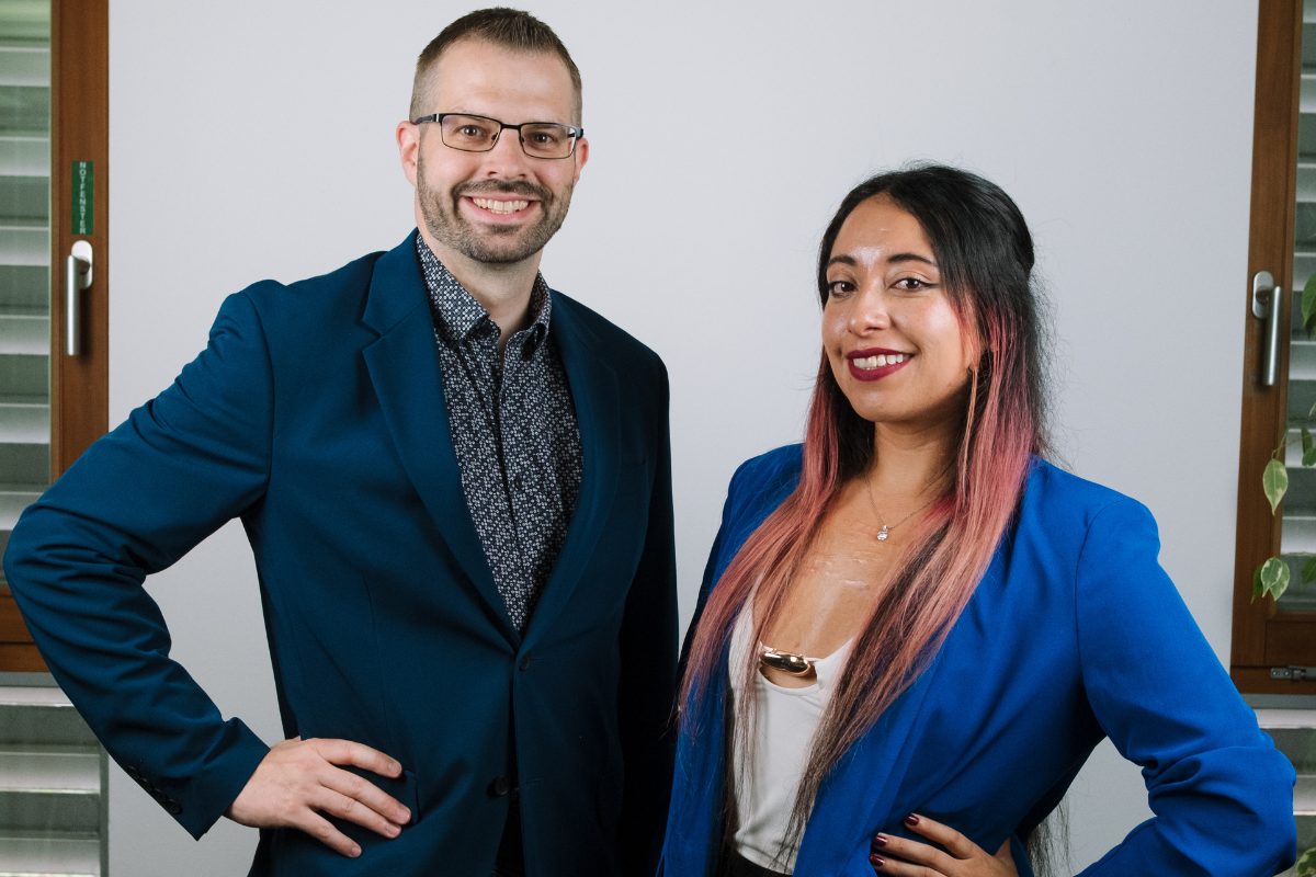 Gerd Stelzl und Ana Karen León Miranda gründeten gemeinsam Leon Talents.